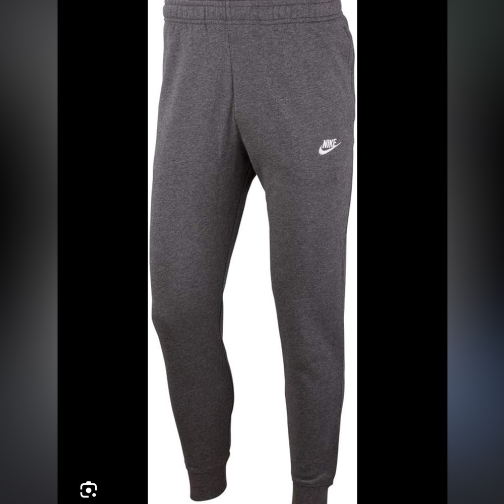 Nike Men's Jersey Joggers Light Gray Size Medium